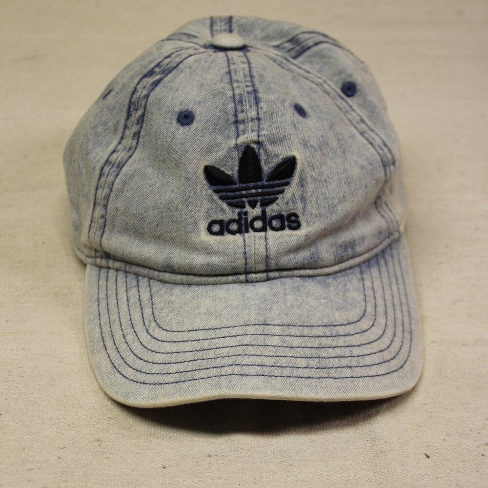 Adidas Women’s Acid Washed Jean Baseball Cap 100% Cotton One Size Fits All